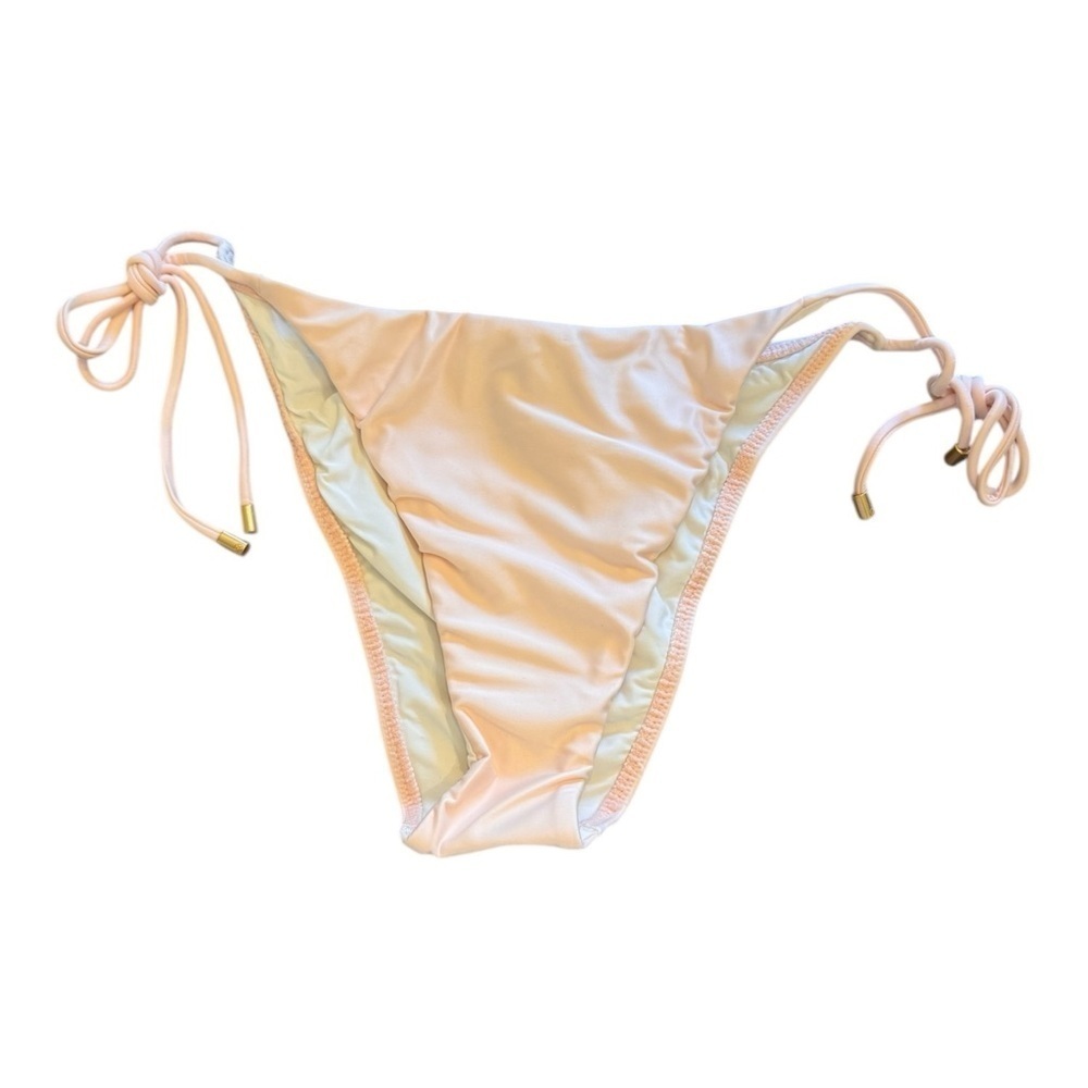 Vix Tie Side Bikini Bottom in Nude Tan NWT